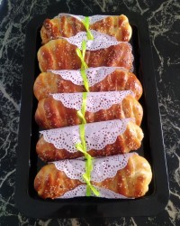 اشترودل مرغ و قارچ