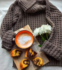 کیک پرتقال شکلاتی