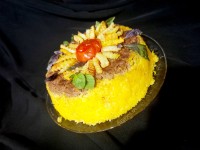 ته چین کباب تابه ای کپشن بخوووون