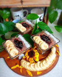 دسر بیسکوییتی شکلات و نارگیل