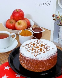 کیک سیب و دارچین