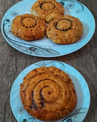 کلوچه سیب وگردو