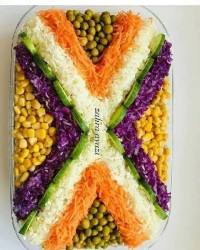 ایده تزئین سالاد