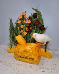 تنه درخت با کدوحلوایی