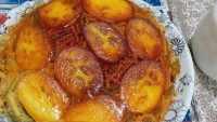 ماکارونی همراه تهدیگ