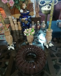 کیک شکلاتی میلاد علی اکبر مبارکباد.