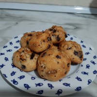 کوکی گردویی شکلاتی