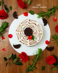 چیز کیک شکلاتی نپختنی