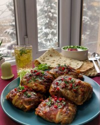 دلمه کلم برگ