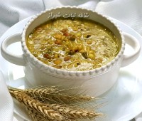 آش گندم با گوشت