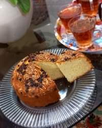 کیک شیر ورق زدنی
