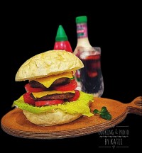 چیز برگر خانگی
