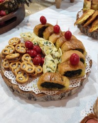 فینگر فود میز فینگر فودی که برای مشتری عزیزم چیدم.?