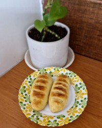 نان با مغز سیب و دارچین