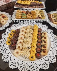خمیر پایه شیرینی عید کارگاهی