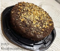 کیک _شکلاتی _با _کرم_مخصوص