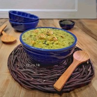 آش شوربا با گوشت قلقلی