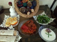 سلام دوستان ناهار امروز یک غذای شیرازی بیفتک