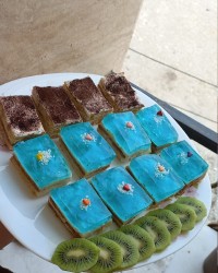 کیک یخچالی با ژله