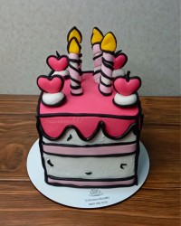 مینی کیک کارتونی