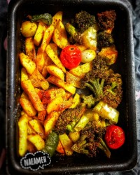 خوراک سبزیجات مدیترانه ای