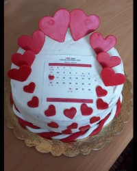 سفارش کیک سالگرد ازدواج خواهرزاده عزیزم