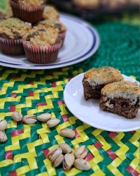 پای نارگیل شکلاتی