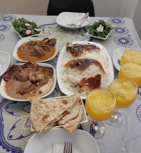 خورشت سبزی فسنجان