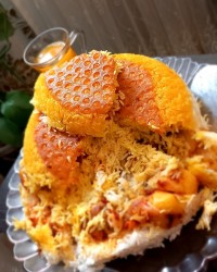 ته چین مرغ بدون ماست دوست داشتی ورق بزن