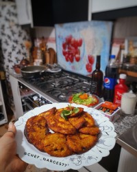 کتلت مرغ کنجدی