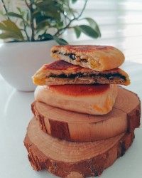 نان قارچ و اسفناج