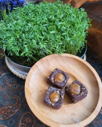 تارت شکلاتی کاراملی chocolate caramel tart