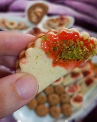 شیرینی مارمالادی نشاسته ایی ورق زدنی