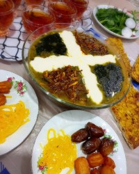 آش عدس و رشته