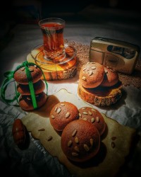 کوکی شکلاتی شیره انگور