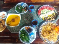 سفره ساده افطار