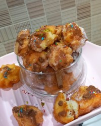 پیراشکی فوری بدون تخم مرغ ورق زدنی