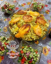 پلو شوشتری (غذای خوزستانی) یه غذای خیلی خوشمزه