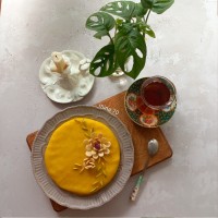 حلوا شیر زعفرانی