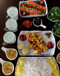 جوجه کباب زعفرانی عیدفطر نمازروزه هاتون قبول