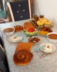 آخرین افطار ۱۴۰۳ طاعات همگی قبول درگاه حق
