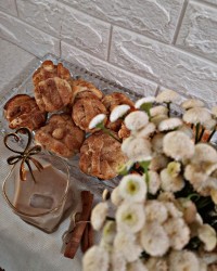 شیرینی سیب و دارچین