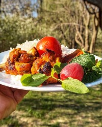 جوجه کباب انبه ای بدون پیاز و سیر