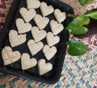 شیرینی کاسترد با روغن مایع