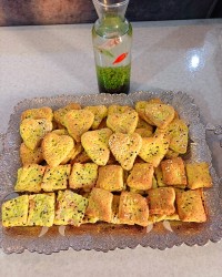 نان ترد سبزیجات