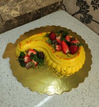 دسر پاناکوتا زعفرانی