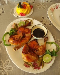 اکبر جوجه رستورانی محشر بود حتماً امتحان کنید با دستور مژگان عزیز