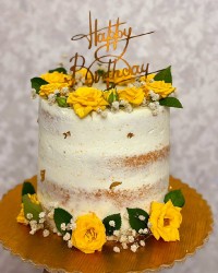 کیک اسفنجی وانیلی