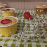 کاپ کیک و کیک یخچالی بهاری