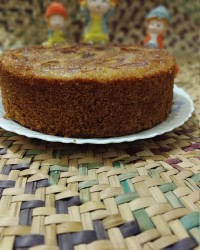 کیک سیب وشکلات تخته